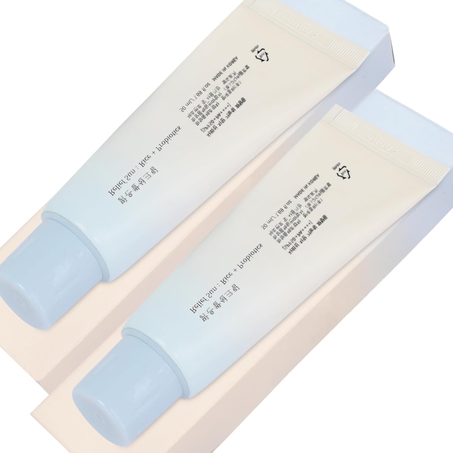 2PCS Relief Sun Organic Sunscreen SPF50+, Sunblock PA++++ Rice and Probiotics,Nourishing Skin Protection,Sun Moisturizing,KoreanSunscreen Skin Care